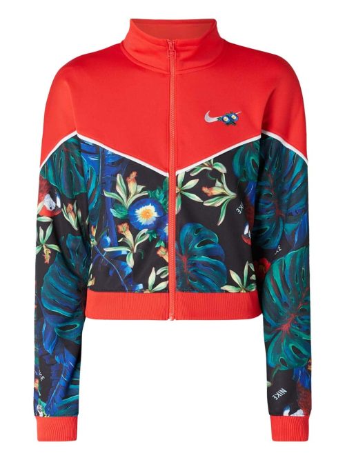 Palm tree print pyjamas set in white pattern