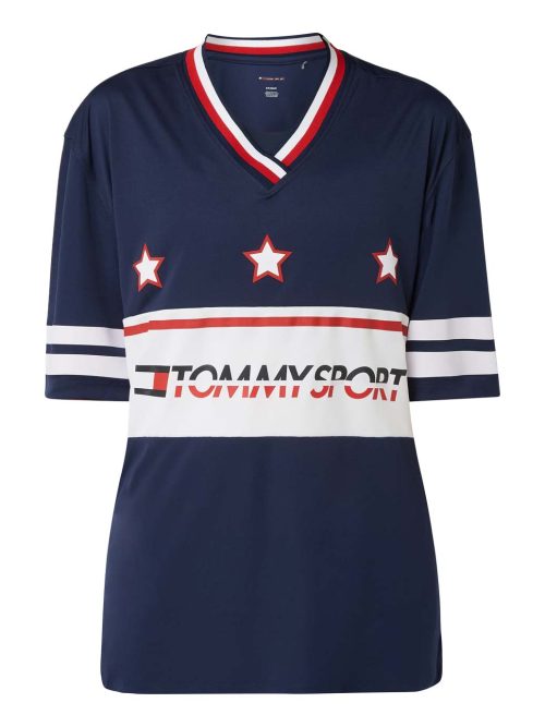 Training printed legging in purple