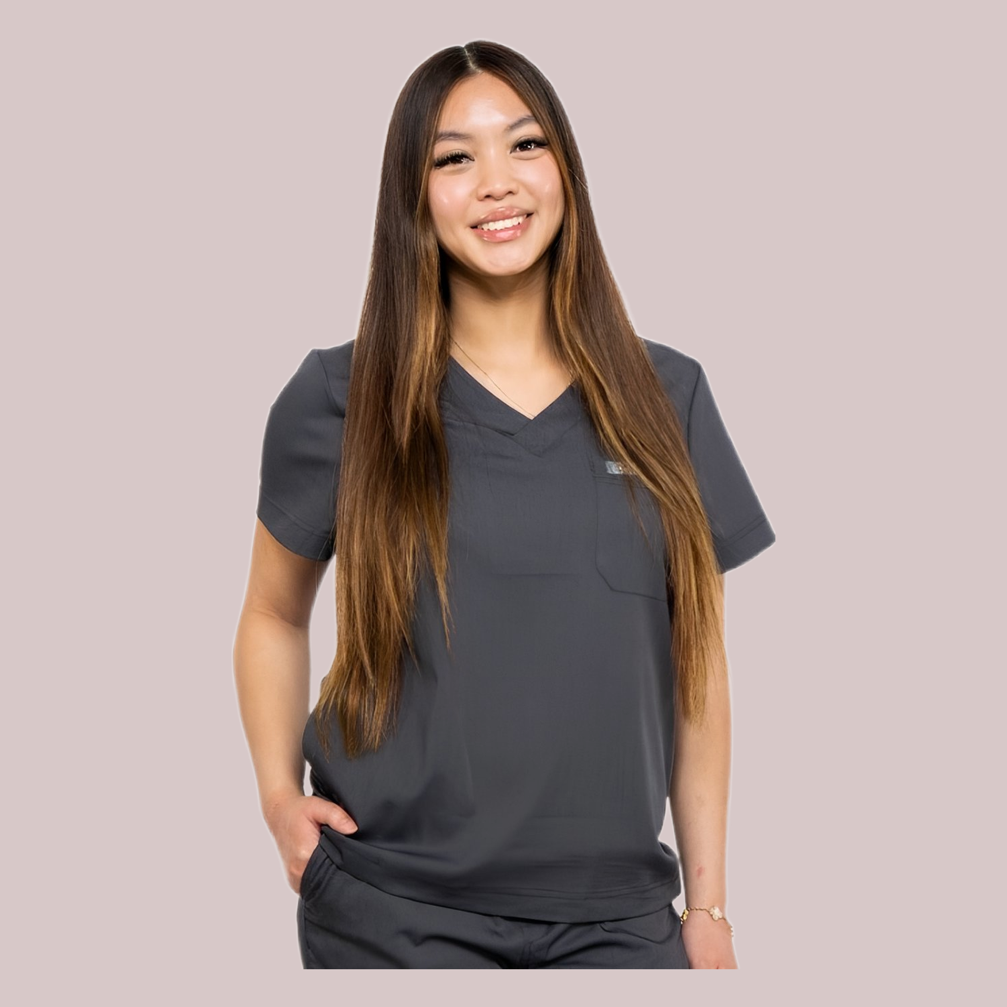 Diane V Neck Scrub Top