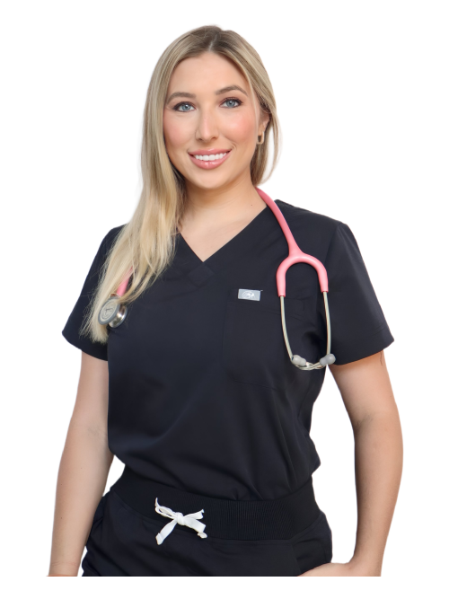 Diane V Neck Scrub Top